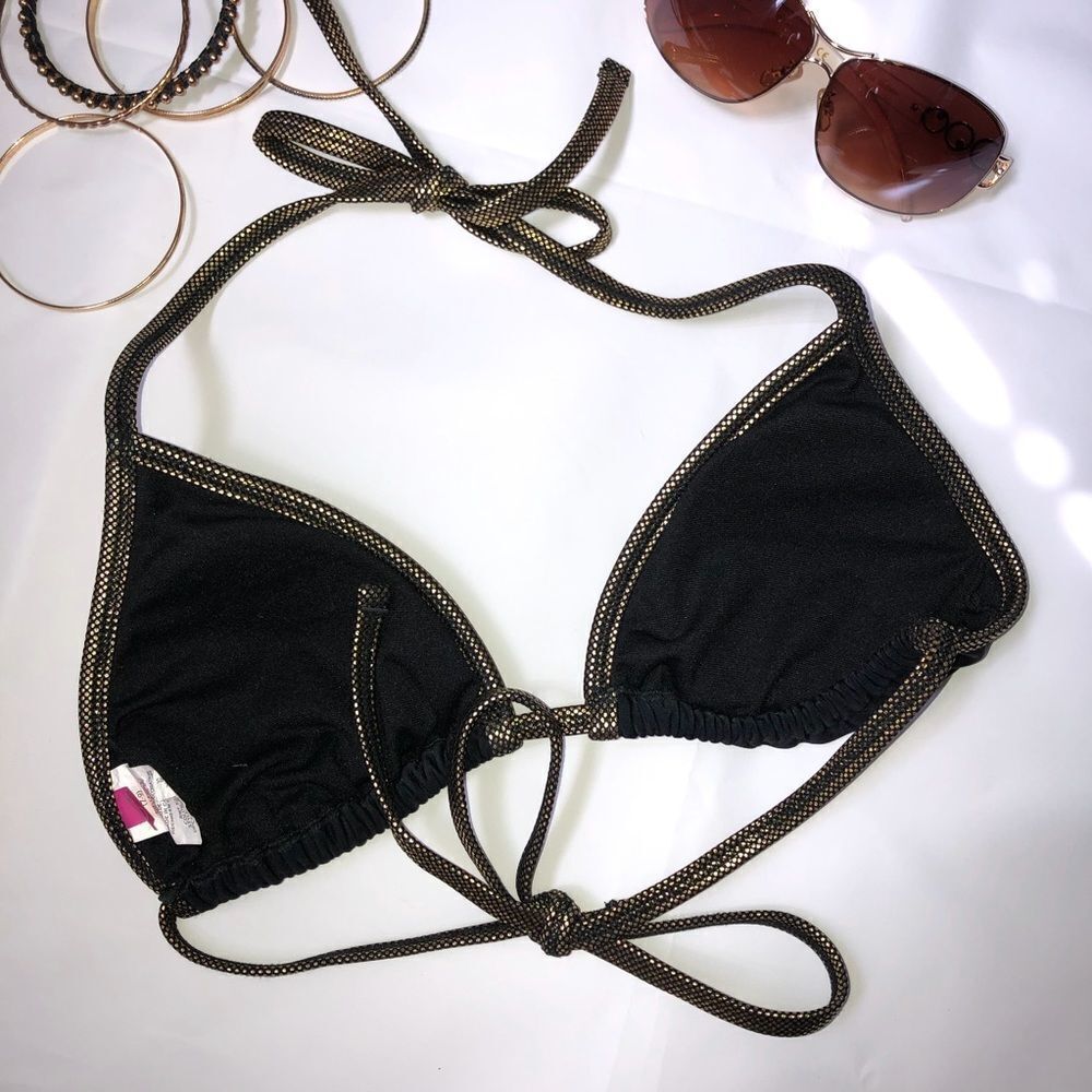 OP Juniors Triangle String Bikini Top - Picture 2 of 4